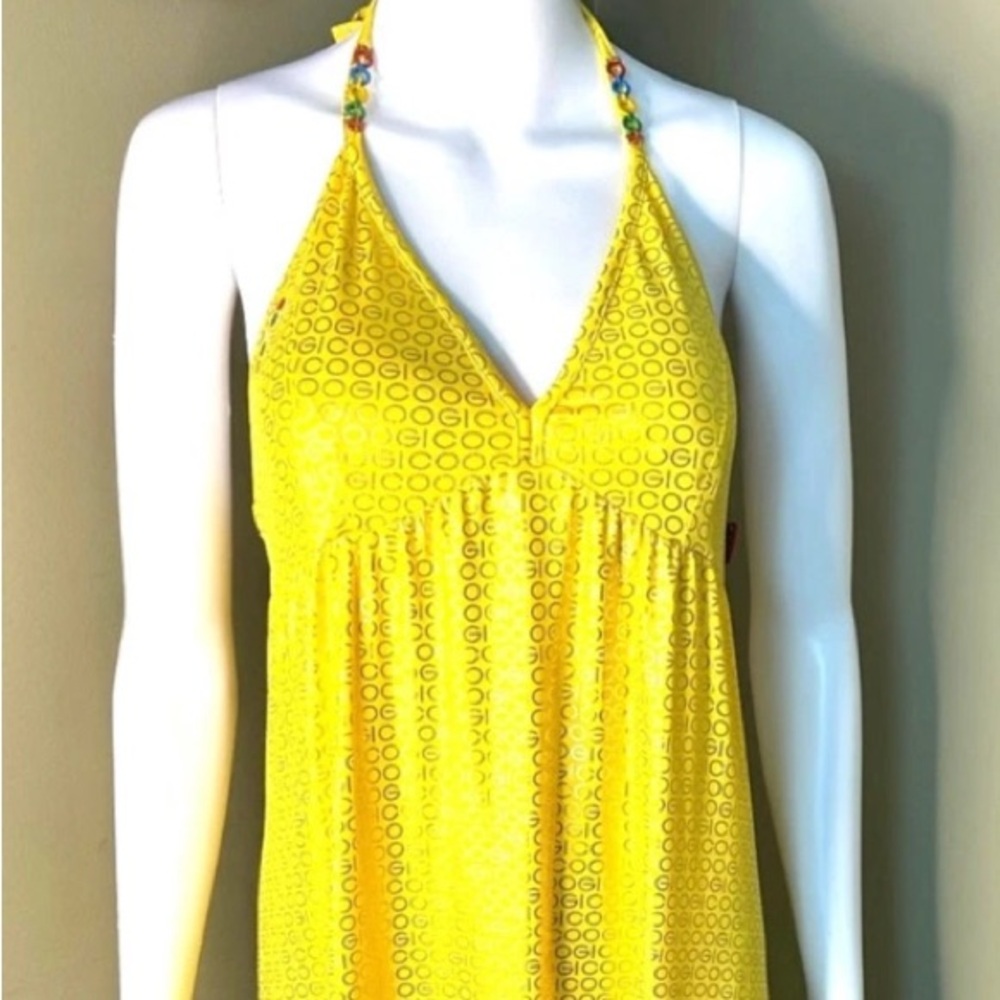 COOGI Vibrant Yellow Maxi Dress